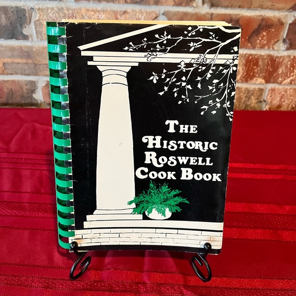 Other - The Historic Roswell, Georgia Cookbook 1982 Spiral Bound -writing inside cover